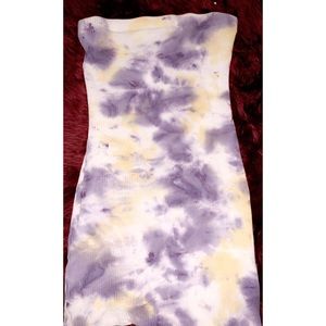 Fashion Nova Tie dye tube dress